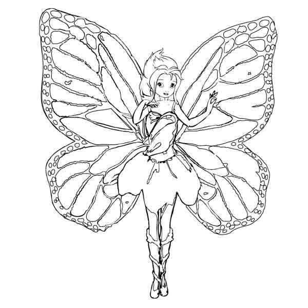 "Schmetterlingselfe" ("Butterfly Fairy") Tangle