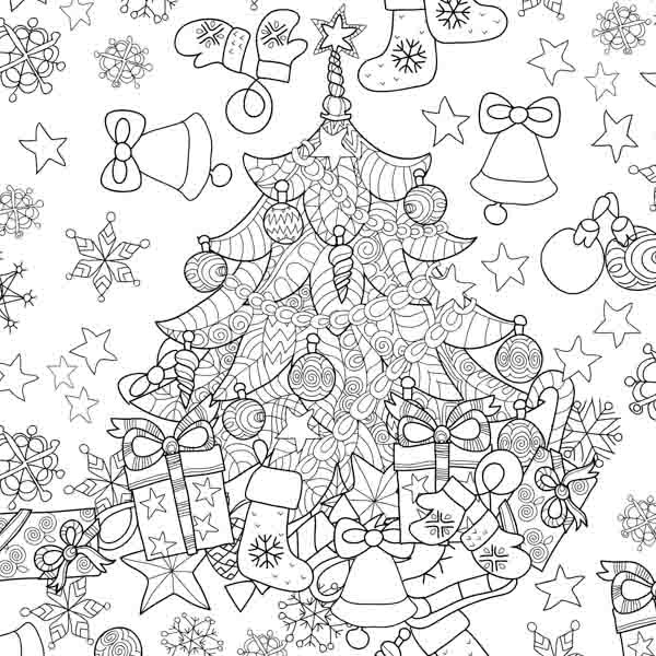 "Weihnachtsbaum" ("Christmas tree") Tangle